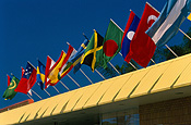 Flag, flags, qld, queensland, australia.