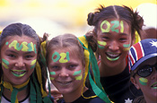 Australia, australian, people, child, children, puberty, sydney, nsw, new South Wales, olympics, sydney olympics, olympic games, teenager, teenagers, teenage girl, teenage girls, girl, girls, child, children, female, females, flag, flags, australian, australian flag, australian flags, facepainting, face painting, smile, smiles, smiling, happy, happiness, portrait, portraits.