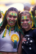 Australia, australian, people, child, children, puberty, sydney, nsw, new South Wales, olympics, sydney olympics, olympic games, teenager, teenagers, teenage girl, teenage girls, girl, girls, child, children, female, females, flag, flags, australian, australian flag, australian flags, facepainting, face painting, smile, smiles, smiling, happy, happiness, portrait, portraits.