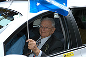 Australia, New South Wales, sydney, Anzac, Anzacs, Anzac Day, Anzac Days, parade, parades, Anzac Day parade, Anzac Day parades, Anzac Day March, people, man, men, male, males, flag, flags, australian, australian flag, australian flags, car, cars, transport, transportation, vehicle, vehicles.