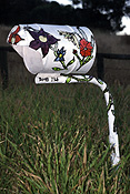 Communication, mail, post, postal, letterbox, letterboxes, letter box, letter boxes, mail box, mail boxes, flower, flowers, floral.