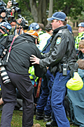 Australia, New South Wales, police, police force, emergency service, camera, cameras, emergency services, law, law enforcer, law enforcement, law and order, sydney, people, apec, apec demonstration, demonstrator, demonstrators, demonstration, demonstrations, protest, protests, asia pacific economic cooperation.