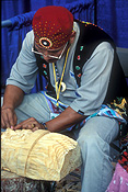 Canada, vancouver, british columbia, people, man, men, male, males, carving, carvings, wood carving, wood carvings, mask, masks, sculpture, sculptures, sculptor, sculptors, wood carver, wood cavers, wood, woodwork, woodworking, spectacles, glasses, taiwanese.