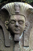 Europe, Western Europe, UK, Britain, British Isles, England, United Kingdom, Great Britain, staffordshire, garden, gardens, biddulph, biddulph grange, Biddulph grange gardens, stoke-on-trent, egyptian, statue, statues, egyptian garden, egyptian gardens.
