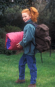 People, child, children, puberty, child, children, teenager, teenagers, teenage girl, teenage girls, adolescent, adolescents, girl, girls, female, females, outdoors, backpack, backpacks, rucksack, rucksacks, knapsack, knapsacks, sleeping bag, sleeping bags, camper, campers, camping, SNA19Australia, Sport pictures, Sports, balloon images, hot air balloons