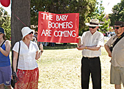 Australia, sa, south australia, adelaide, aged, aged care, baby boomer, baby boomers, sign, signs, demonstration, demonstrations, protest, protests, people, man, men, male, males.