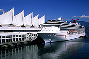 Canada, vancouver, british columbia, canada place, dock, docks, transport, transportation, vehicle, vehicles, ship, ships, shipping, vessel, vessels, liner, liners, cruise ship, cruise ships.