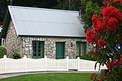 Australia, tas, tassie, tasmania, strahan, architecture, house, houses, housing, corrugated, iron, corrugated iron, cottage, cottages, fence, fences, picket, picket fence, picket fences, roof, roofs, rooves.