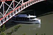Australia, tas, tassie, tasmania, launceston, cataract, cataract gorge, boat, boats, boating, transport, transportation, vehicle, vehicles, architecture, bridge, bridges.