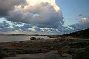 Australia, tas, tassie, tasmania, bicheno, coast, coasts, coastal, coastline, coastlines, cloud, clouds, storm, storms, storm cloud, storm clouds, rock, rocks, water.