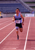 Australia, people, man, men, male, males, outdoors, disabled, disability, disabilities, disabled people, athlete, athletes, disabled sports, race, races, racing, competition, competitions, compete, competing, paralympic, handicapped, handicapped people, run, runs, running, runner, runners.