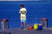 Australia, qld, queensland, jetty, jetties, pier, piers, bollard, bollards, people, child, children, boy, boys, male, males, Sport pictures, Sports, outdoors, fishing, fisherman, fishermen.
