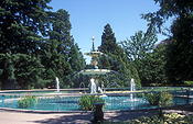 Pacific islands, new zealand, south island, christchurch, hagley park, botanic garden, botanic gardens, fountain, fountains, water.
