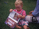 Australia, baby, babies, people, child, children, toddler, toddlers, read, reading, child reading, children reading, magazine, paper, magazines, little child, little children, toddler, toddlers.