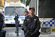 Australia, New South Wales, police, police force, emergency service, emergency services, emergency service, emergency services, transport, bus, buses, law, law enforcer, law enforcement, law and order, sydney, people, apec, apec demonstration, demonstrator, demonstrators, demonstration, demonstrations, protest, protests, asia pacific economic cooperation.