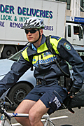Australia, New South Wales, sydney, people, man, men, male, males, transport, transportation, vehicle, vehicles, truck, trucks, police, police force, emergency service, emergency services, emergency service, emergency services, law, law enforcer, law enforcement, law and order, sign, signs, policeman, policemen, bicycle, bicycles, transport, transportation, vehicle, vehicles, transport, transportation, vehicle, vehicles, sign, signs, helmet, helmets, uniform, uniforms.