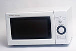 Consumer product, consumer products, kitchen appliance, kitchen appliances, microwave oven, microwave ovens, microwave, microwaves, oven, ovens, clock, clocks, digital clock, digital clocks, time, time-keeping, panasonic, cook, cooks, cooking, whitegoods, electric, electrical goods, appliance, appliances.