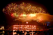 Australia, New South Wales, Architecture, arch, arches, archway, archways, Sydney, Sydney Harbour, Sydney Harbor, Sydney Harbour Bridge, Sydney Harbor Bridge, harbour bridge, bridge, bridges, Sydney Opera House, opera house, fireworks, harbour, harbours, harbor, harbors, new year, new years, new years eve.