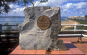 Australia, Qld, Queensland, qld, hervey, hervey bay, monument, monuments, memorial, memorials, norfolk, mv norfolk, circle, circles, circular, rock, rocks, coast, coasts, coastal, coastline, coastlines.