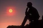 Man, Men, Male, Males, silhouette, silhouettes, sunset, sunsets, sunrises and sunsets, mood, mood scene, mood scenes, sun, the sun.