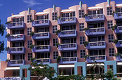 Australia, Qld, Queensland, Noosa, Noosa Heads, architecture, hotel, hotels, sheraton, sheraton hotel, sheraton hotels, balcony, balconies.