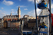 Europe, France, Lille, Grand place, ferris wheel, ferris wheels, ferriswheel, ferriswheels, fair, fairs, fairground, fairgrounds, fair ground, fair grounds, fairground ride, fairground rides, theme park, theme parks, amusement, amusement ride, amusement rides, amusement park, amusement parks, fun spot, fun spots, fun park, fun parks, circle, circles, wheel, wheels, ferris, FF25,
