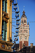 Europe, France, Lille, Grand place, Architecture, Chamber of commerce, commerce, clock, clocks, architecture, tower, towers, ferris wheel, ferris wheels, ferriswheel, ferriswheels, fair, fairs, fairground, fairgrounds, fair ground, fair grounds, fairground ride, fairground rides, theme park, theme parks, amusement, amusement ride, amusement rides, amusement park, amusement parks, fun spot, fun spots, fun park, fun parks, circle, circles, wheel, wheels, ferris, FF25,