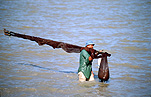 Asia, Asian, Southeast Asia, South East Asian, SE Asia, malaysia, people, man, men, hat, hats, fishing, fisherman, fishermen, fishing net, fishing nets, nets.