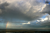 Australia, qld, queensland, brisbane, cloud, clouds, storm, storms, storm cloud, storm clouds, bramble bay, sandgate, rainbow, rainbows.