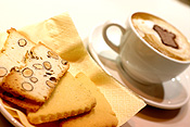 Cup, cups, cup of coffee, cups of coffee, coffee, beverage, beverages, biscuit, biscuits, cappucino, cappucinos, cappucino coffee, Romeo,