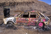 Graffiti, grafitti, deface, defaced, defacing, Australia, SA, South Australia, transport, transportation, vehicle, vehicles, burn, burnt, abandoned car, abandoned cars, burnt car, burnt cars, car, cars, vehicle, vehicles, motor vehicle, motor vehicles, abandoned, dumped, road.