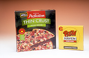 Food, brand, brands, box, boxes, packaging, pizza, pizzas, label, labels, Royalty Free Image
