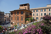 Europe, Italy, Italian, architecture, Rome, spanish, spanish steps, people, crowd, crowds, FF25,