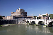 Europe, Italy, Italian, Rome, architecture, bridge, bridges, castle, castles, sant angelo, castle sant angelo, river, rivers, FF25,
