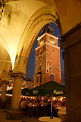 Poland, Cracow, krakow, architecture, church, churches, religion, religious, religious building, religious buildings, hall, halls, cloth, cloth hall, arch, arches, archway, archways, FF25,