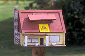 Communication, mail, post, postal, letterbox, letterboxes, letter box, letter boxes, mail box, mail boxes, australia, sign, signs, safety, safety house, safety houses, chimney, chimneys, cottage, cottages.