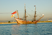 Australia, sa, south australia, adelaide, port adelaide, transport, transportation, vehicle, vehicles, ship, ships, shipping, vessel, vessels, history, historical ship, historical ships, replica, replicas, duyfken, little dove, william janszoon.