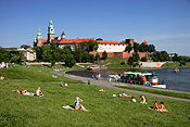 Poland, krakow, cracow, architecture, wawel, river, rivers, vustula river, river vistula, FF25,