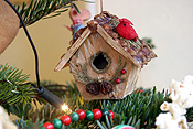 Christmas, christmas scene, christmas scenes, decoration, decorations, christmas decorations, christmas tree, christmas trees, birdhouse, birdhouses, bird house, bird houses, PJ38,