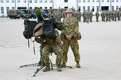 People, man, men, male, males, occupation, occupations, australia, army, armed forces, australian army, outdoors, uniform, uniforms, soldier, soldiers, gun, guns, weapon, weapons, artiller, military, defence, defence forces, armed services.
