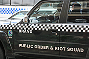 Australia, New South Wales, police, police force, emergency service, emergency services, emergency service, emergency services, law, law enforcer, riot, riots, riot squad, law enforcement, law and order, sydney, apec, apec demonstration, sign, signs, demonstrator, demonstrators, demonstration, demonstrations, protest, protests, asia pacific economic cooperation.