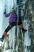 Sport pictures, Sports, climb, climbs, climbing, climber, climbers, rock climbing, rock climber, rock climbers, outdoors, man, men, male, males, mountain climber, mountain climbers, mountain climbing, cliff, cliffs, ice, harness, harnesses, HOl08,