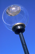 Light, lights, lighting, street light, street lights, street lamp, street lamps, glass, ball, balls, circle, circles, circular, electricity, electric, electrical.