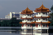 Singapore, chinese garden, chinese gardens, pagoda, pagodas, architecture.