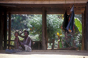 New guinea, papua new guinea, central province, menari, kokoda track, kokoda trail, house, houses, housing, hut, huts.