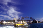 Australia, New South Wales, Architecture, arch, arches, archway, archways, Sydney, Sydney Harbour, Sydney Harbor, Sydney Harbor, Sydney Harbour Bridge, Sydney Harbor Bridge, Sydney Harbor Bridge, harbour bridge, bridge, bridges, ferry, ferries, sydney ferry, sydney ferries, boat, boats, boating, vehicle, vehicles, vehicle, vehicles, water, pylon, pylons.