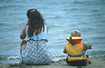 People, child, children, water, life jacket, life jackets, life jacket, life jackets, life preserver, life preservers, life preserver, life preservers, people, woman, women, mother, mothers, parent, parents, parenting, parenthood, mother and child, mothers and chldren, buoyancy vest, buoyancy vests, buoyancy jacket, buoyancy jackets, beach, beaches, shoreline, shorelines, seashore, seashores, outdoors, woman, women, female, females, safety, water safety, life saver, life savers, life saving, LM19,