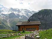 Europe, switzerland, swiss, alps, swiss alps, bernese, oberland, bernese oberland, valley, valleys, mountain, mountains, lauterbrunnen, lauterbrunnen valley, glacial, glacial valley, glacial valleys, chalet, chalets, gimmelwald, snow, snow scene, snow scenes, winter, cold.