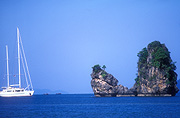 Asia, Asian, Southeast Asia, South East Asian, SE Asia, malaysia, archipelago, archipelagos, andaman, andaman sea, langkawi, yacht, yachts, sail, sails, sailing, moored, moored yacht, moored yachts, rock, rocks, rock structure, rock structures, water, sea, seas, seascape, seascapes, boat, boats, boating, coast, coasts, coastline, coastlines.
