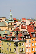 Europe, warsaw, poland, architecture, column, columns, pillar, pillars, statue, statues, window, windows, zygmunt, zygmunt tower, F25,